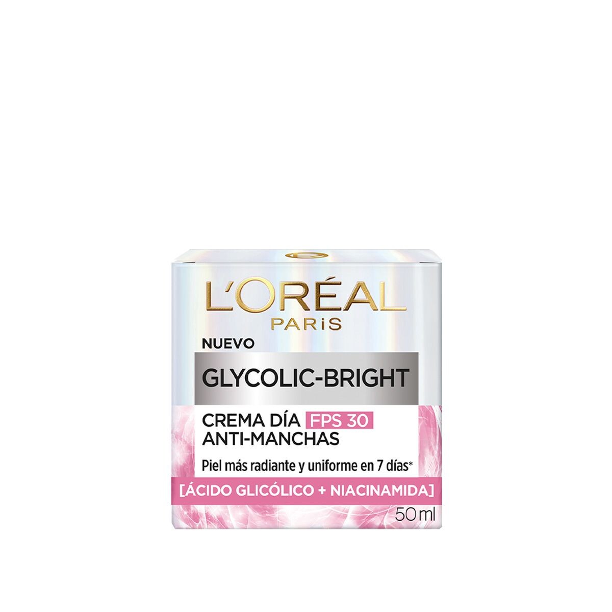 LOREAL GLYCOLIC CREMA FACIAL DIA FPS30 