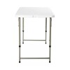 Mesa Plegable Tipo Maleta 120 Cm Color Blanco Mesa Plegable Tipo Maleta 120 Cm Color Blanco