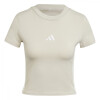Remera Sportstyle Adidas W 3S SJ BABY T de Mujer - JE1247 Beige-blanco