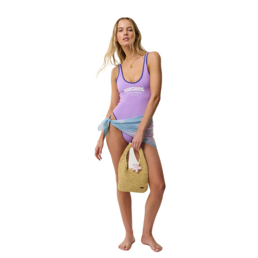 Bikini Rip Curl Surf Puff 1 Pieza - Lila Bikini Rip Curl Surf Puff 1 Pieza - Lila