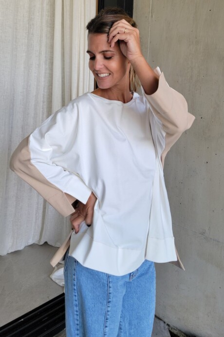 Remerón Chipre Combinada crudo y beige