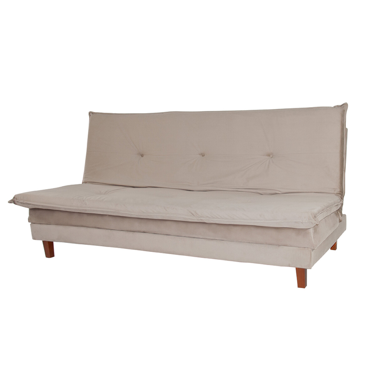 Sofá Cama Modelo Maia 3 Lugares Color Beige 