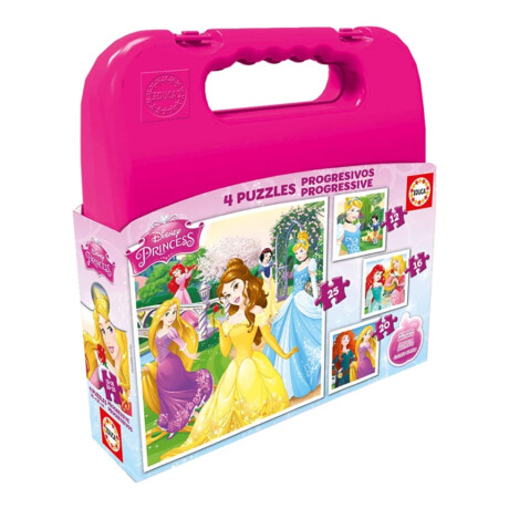 Set de 4 Puzzles Educa Princesas 001