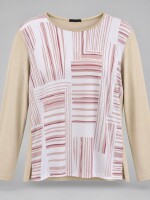 Remera Cebra Beige