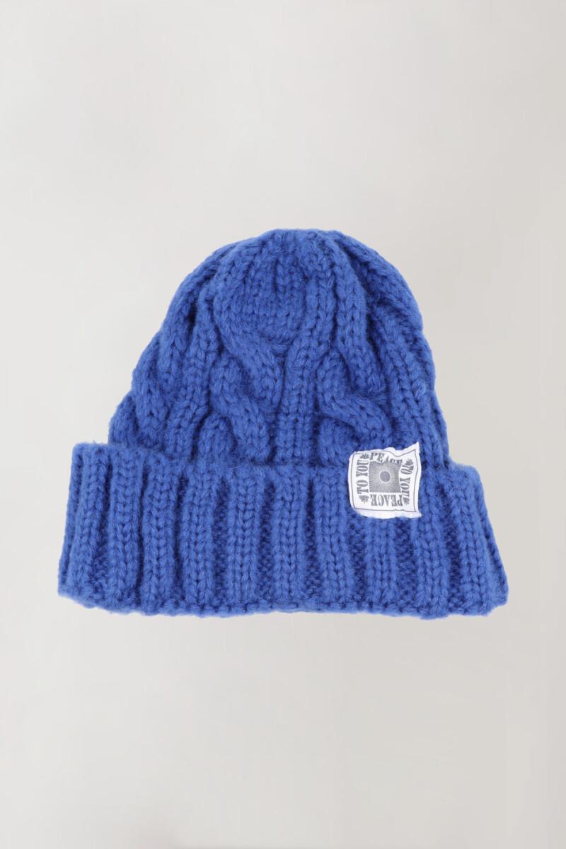 Gorro ochos básico Azul