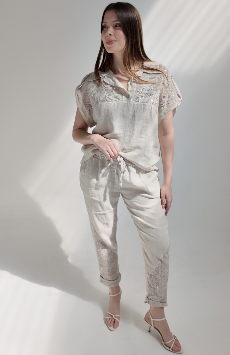 Pantalón Aetna - Beige 