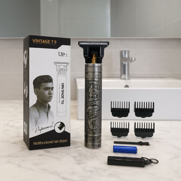 CORTA PELO VITAGE T9 PLATEADO