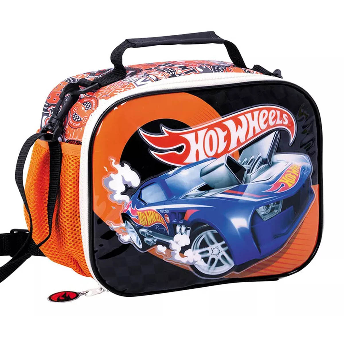 Lunchera Infantil Térmica Hot Wheels Escolar - Negro 