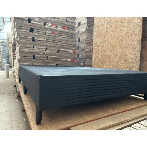 [OUTLET] Base Box para Colchón de 2 Plazas Matrimonial - Madera Revestida en Poliéster Negro [NO TIENE PATAS] [OUTLET] Base Box para Colchón de 2 Plazas Matrimonial - Madera Revestida en Poliéster Negro [NO TIENE PATAS]