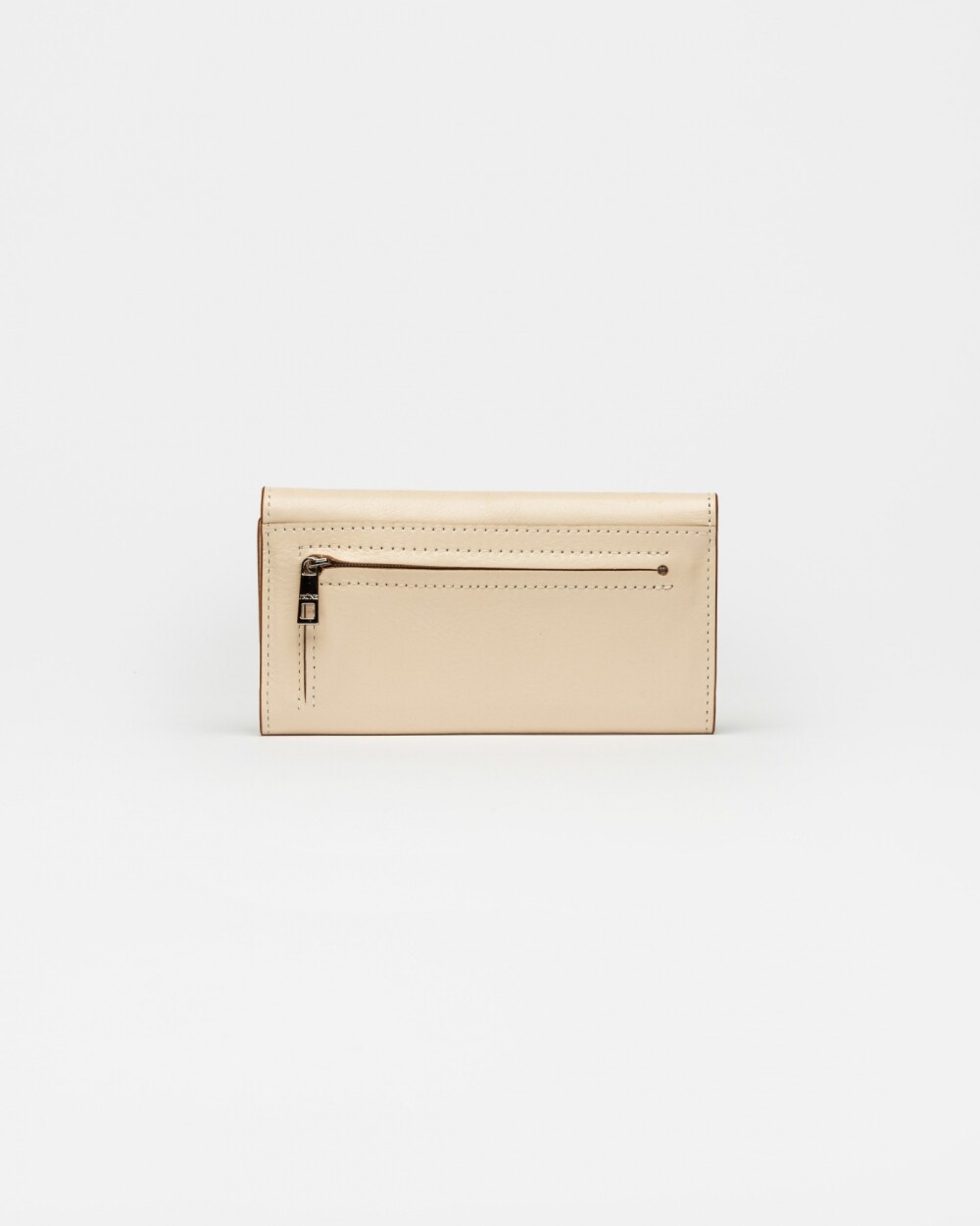 Billetera Dalia en cuero liso satinado Cotton