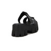 Sandalias Mujer Darkness Plataforma Negro-negro