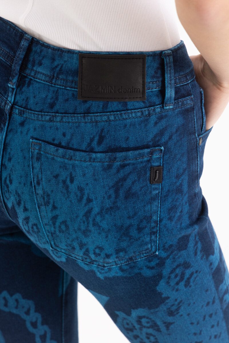 JEANS COOPER CYANOTYPE Azul