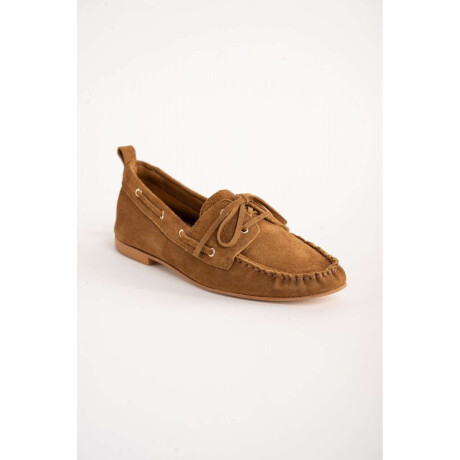 Mocasin Gamuza Camel