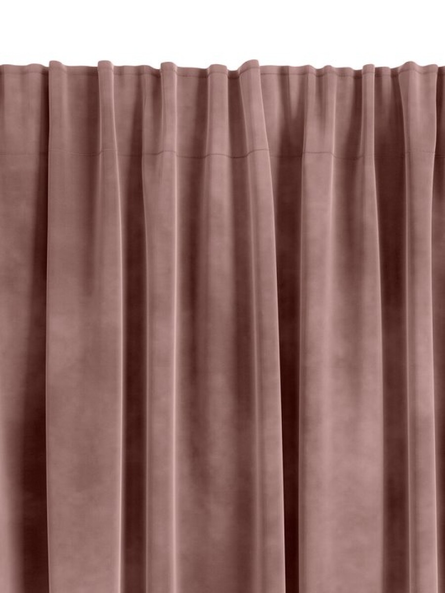 Cortina AUSTRA 1x140x300 terciopelo rosa - Rosa 