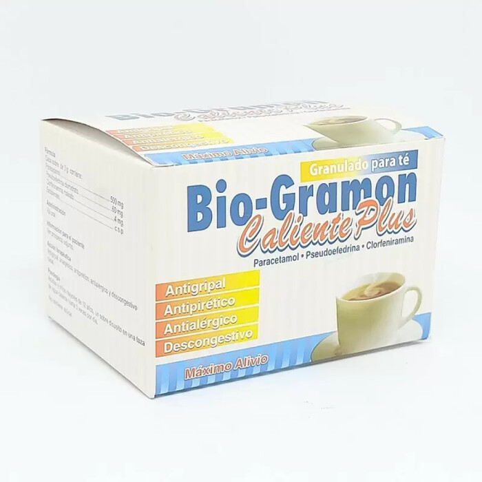 BIOGRAMON CALIENTE PLUS TE CJ X 20 SOBRE única