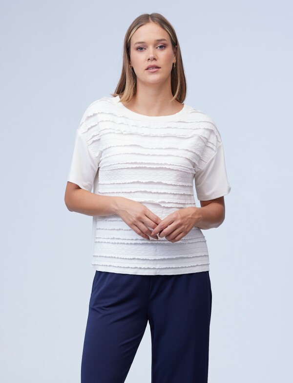 Blusa Textura CRUDO