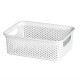 Cesto organizador calado línea P BLANCO