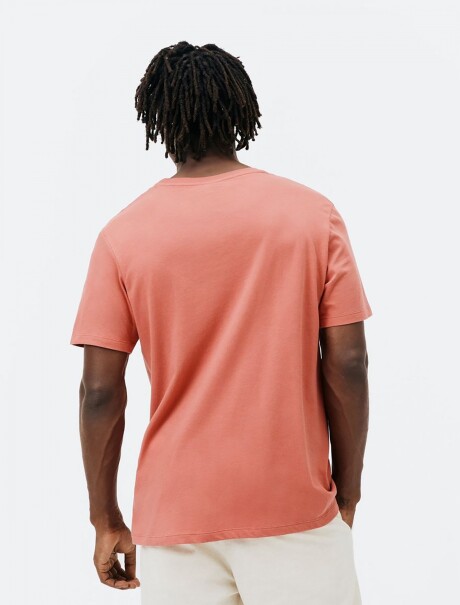 CAMISETA BÁSICA UNISSEX REGULAR WORLD ROSA