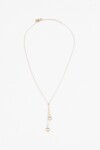 Collar acero con dije herradura dorado