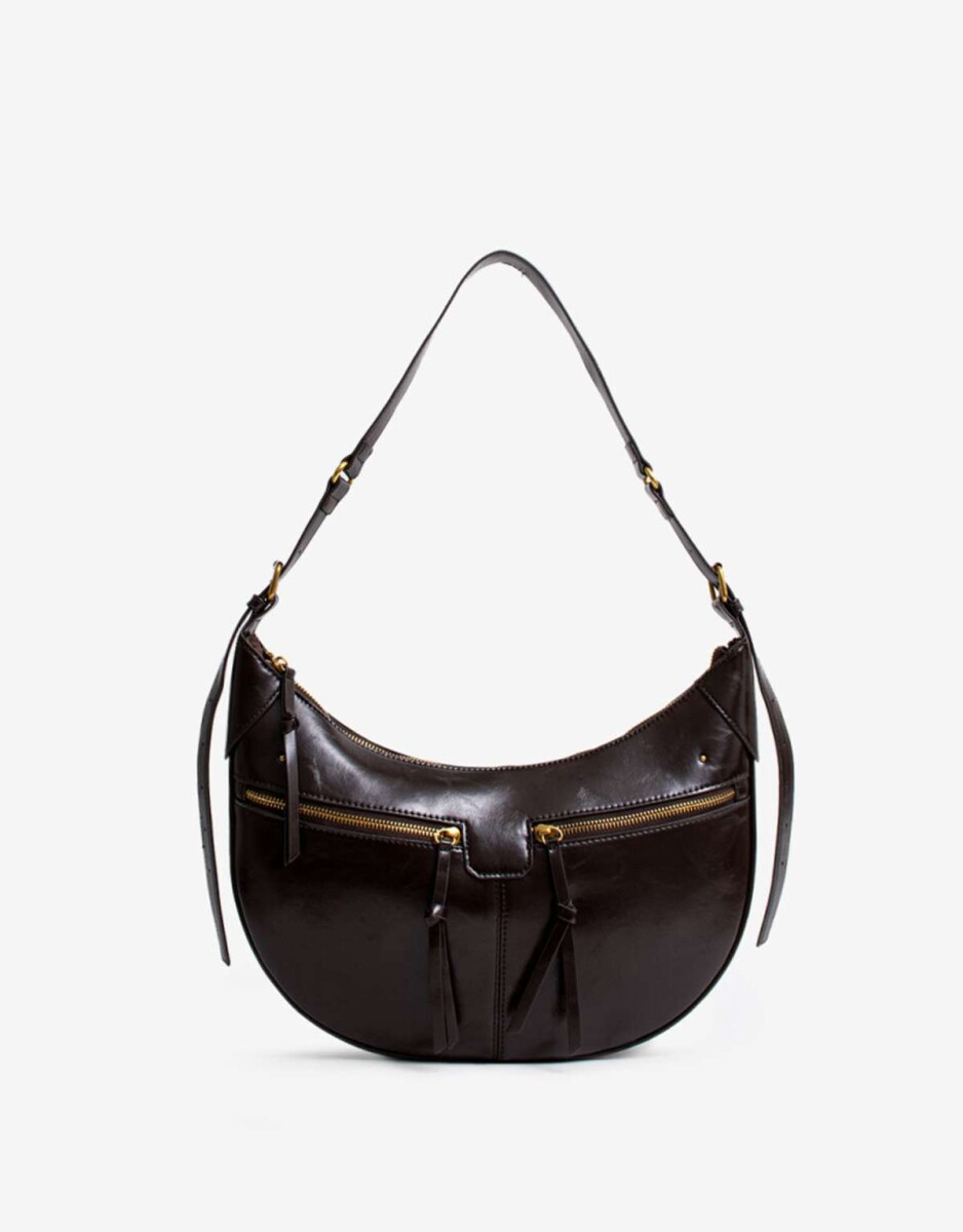 Cartera Formato Saca - Marron Chocolate 