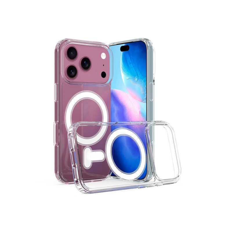 Protector para iPhone 17 Pro Max transparente con MagSafe Protector Para Iphone 17 Pro Max Transparente Con Magsafe