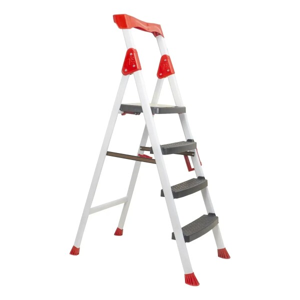 Escalera Plegable De 4 Escalones Hasta 150 Kg Zln0683 ESCALERA PLEGABLE ZILAN ZLN0683
