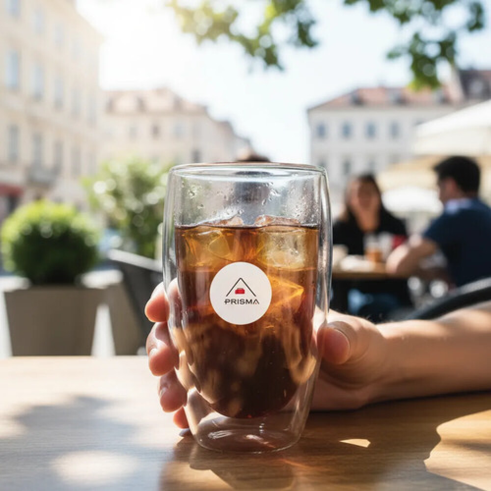 Vaso doble pared borosilicato 400 ml PRISMA Vaso doble pared borosilicato 400 ml PRISMA