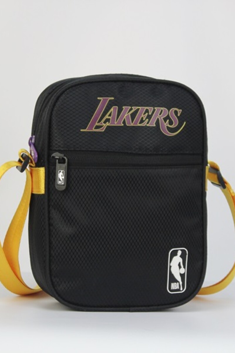 Morral clásico doble cierre Lakers - NBA Negro