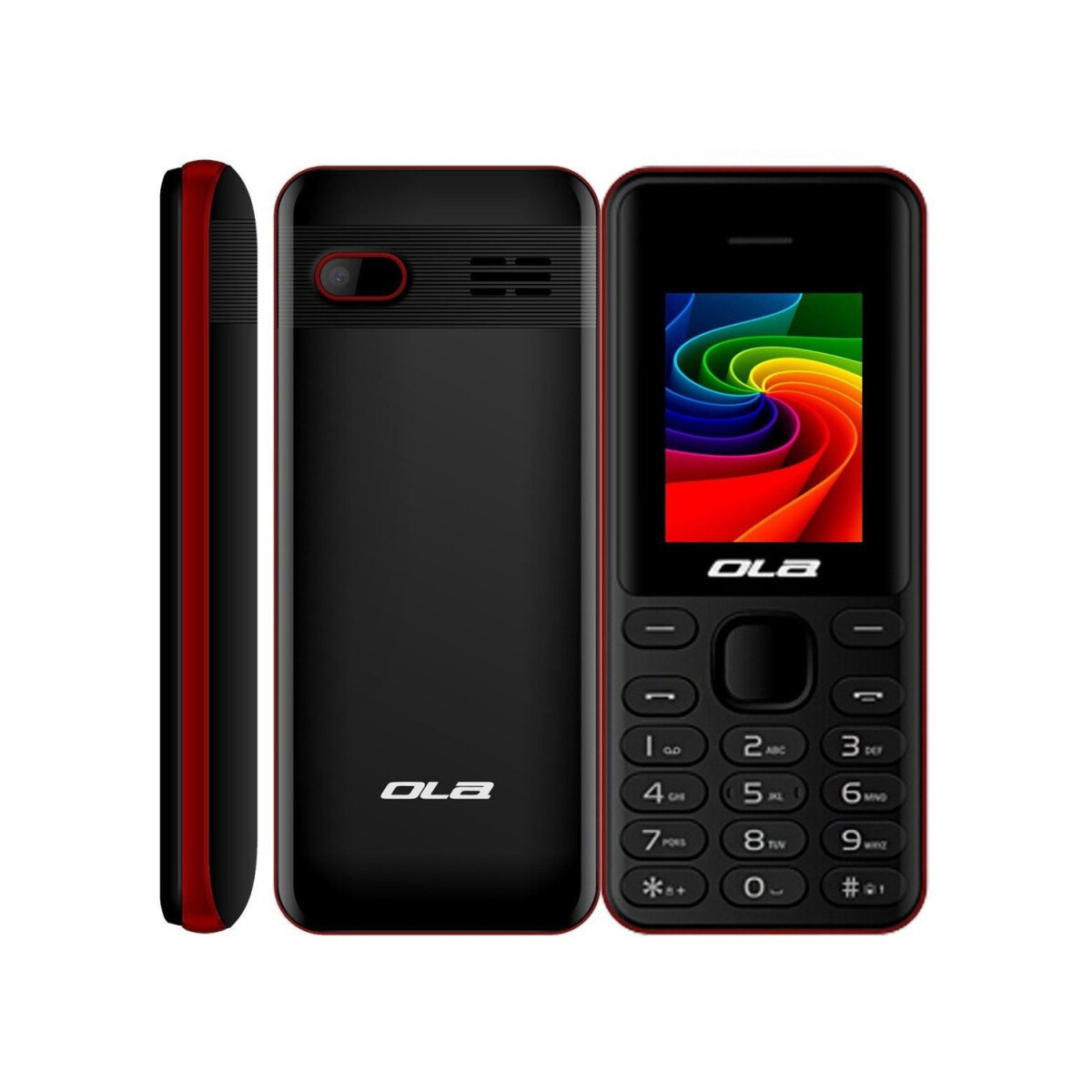 Celular Ola Ok X36 Dual Sim Linea Claro Adultos Básico 1.8 - Variante Color Rojo Linea Claro 