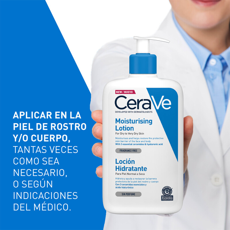 CERAVE LOCION HIDRATANTE CORPORAL 8 OZ - 236 ML - Hidratación 24 hs CERAVE LOCION HIDRATANTE CORPORAL 8 OZ - 236 ML - Hidratación 24 hs