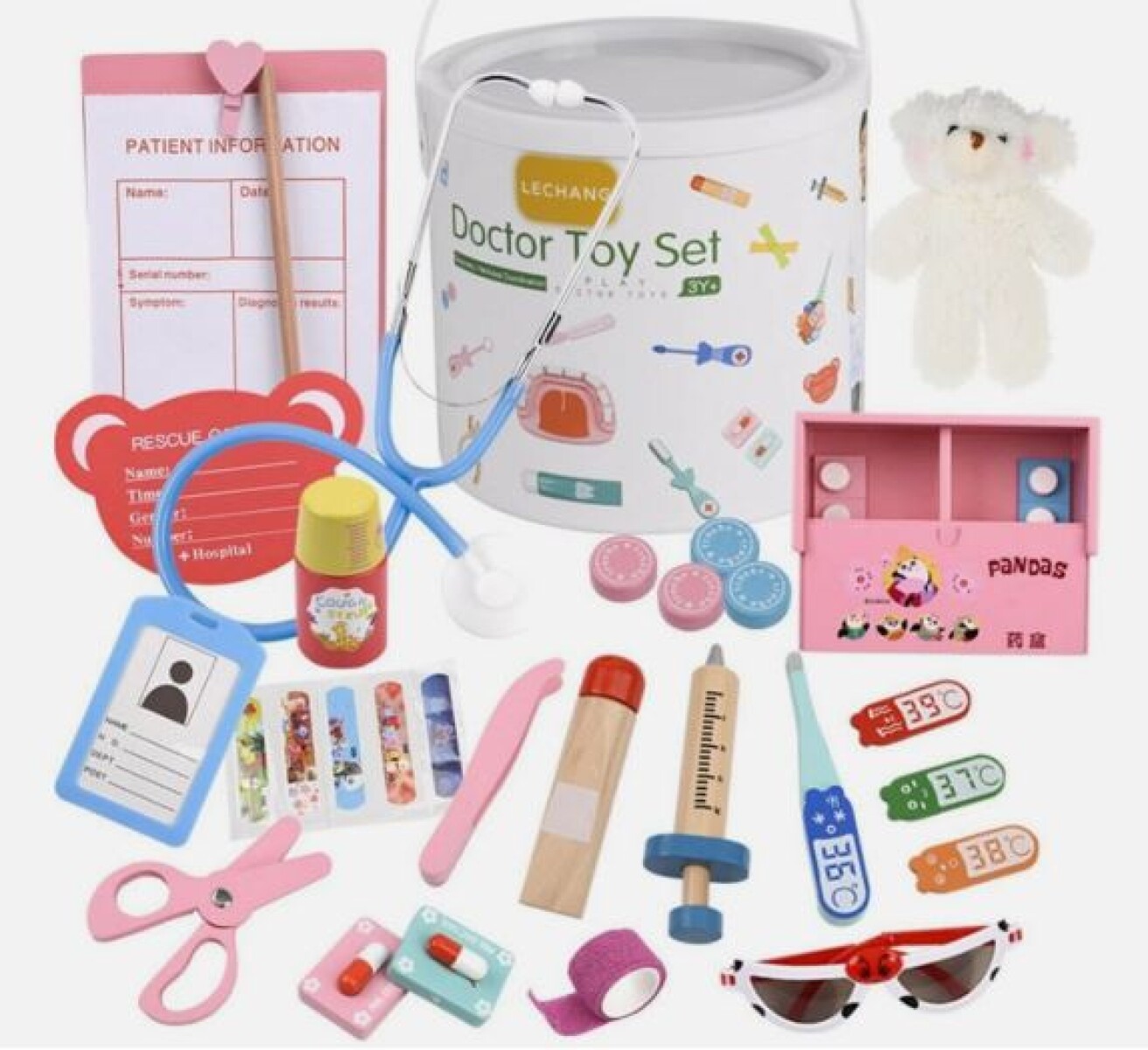 Juego Doctor y Dentista en madera 