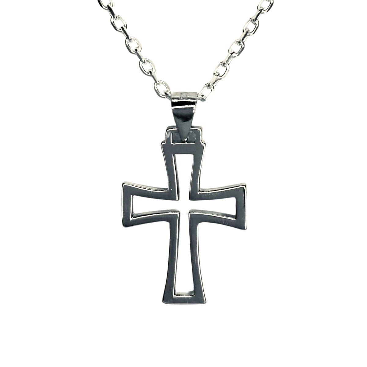 CRUZ DE PLATA , TAMAÑO 2,3CM 