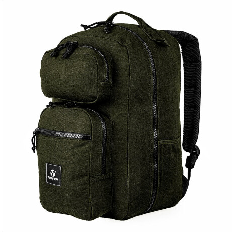 Mochila Topper Utility Urbana 45cm Para Notebook Verde