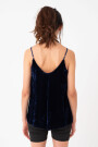 TOP VELVET Azul