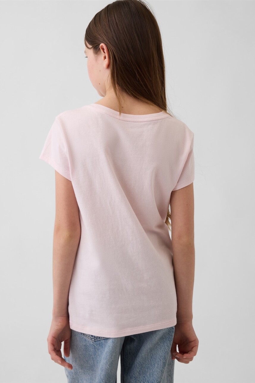 Remera Gráfico Manga Corta Niña Cherry Blossom