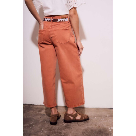 Jean Wide Lavado Ocre