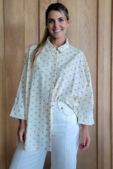 Camisa Tuna Polka Dot Mostaza