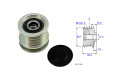 Polea Alternador Marcha Libre Mercedes Benz C 250 D (W202)/E 300 D (W210)/C 250 Td (W202)/E 250 D (W210)/E 290 Td (W210) 93-01 Polea Alternador Marcha Libre Mercedes Benz C 250 D (W202)/E 300 D (W210)/C 250 Td (W202)/E 250 D (W210)/E 290 Td (W210) 93-01