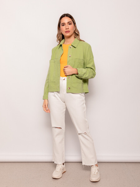 SOBRECAMISA NERA Verde Manzana