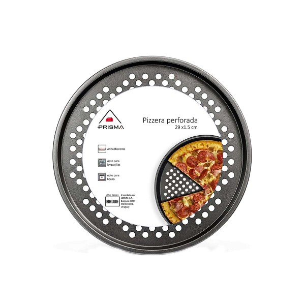 Pizzera redonda perforada 29x1.5 cm PRISMA Pizzera redonda perforada 29x1.5 cm PRISMA