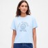 GRAPHICS - SS EDITOR TEE GAP CLASSIC LIGHT BLUE SHADOW