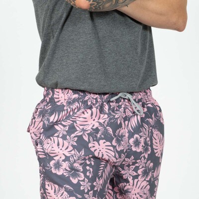 Short Estampado Rosa