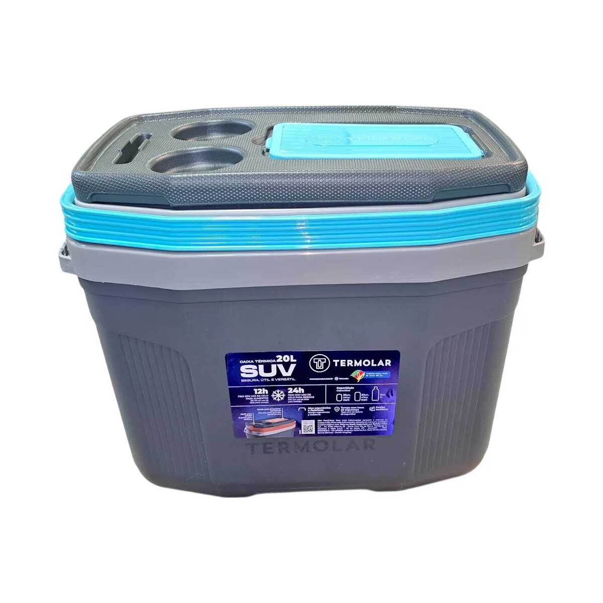 Conservadora Térmica Termolar 20 Litros - GRIS 