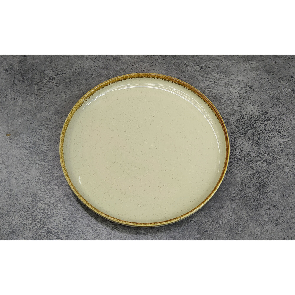 PLATO 25CM DANNY NATURAL/BEIGE PORCELANA CZT20-12