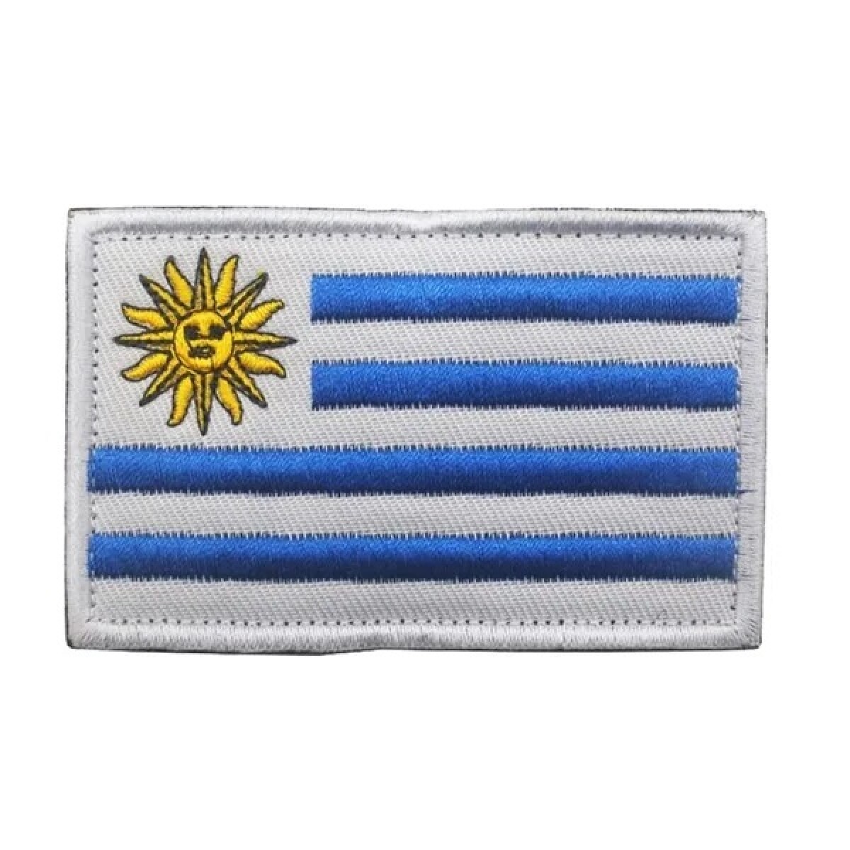 Parche bordado bandera de Uruguay - Blanco 