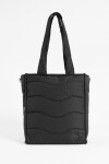 Shopper pespunte puffy negro