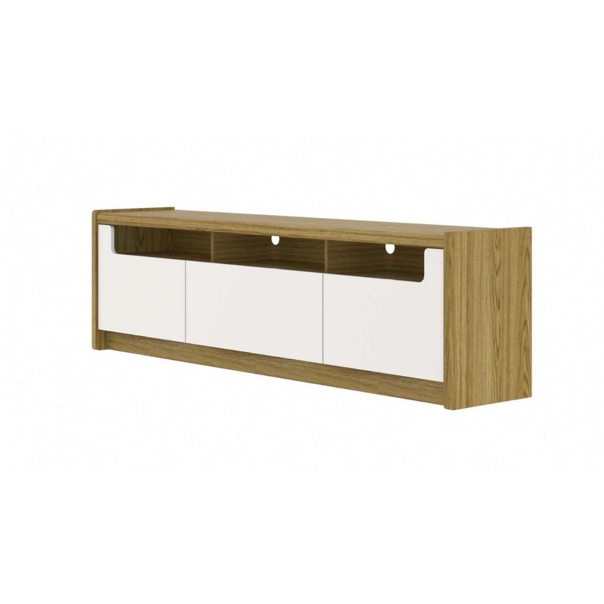 Rack Olso - Off White y Roble 