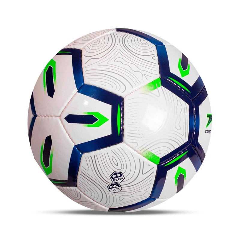 Pelota Fútbol Poker Campo 32 Gomos Onyx Morado-Verde Fluo