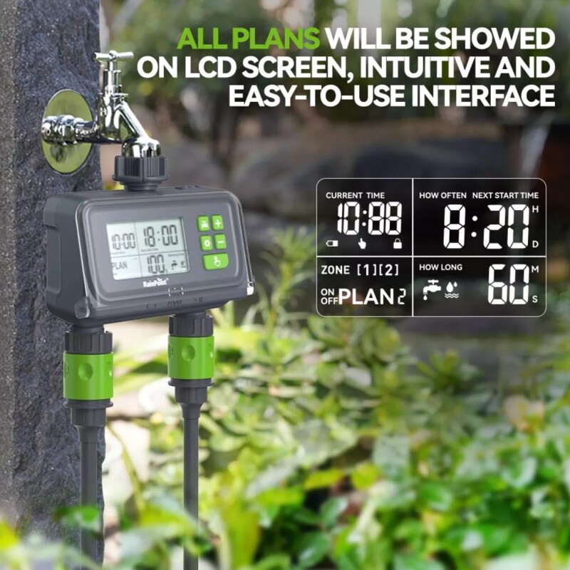 Programador Canilla digital 2 Zonas ITV212 RainPoint Programador Canilla digital 2 Zonas ITV212 RainPoint