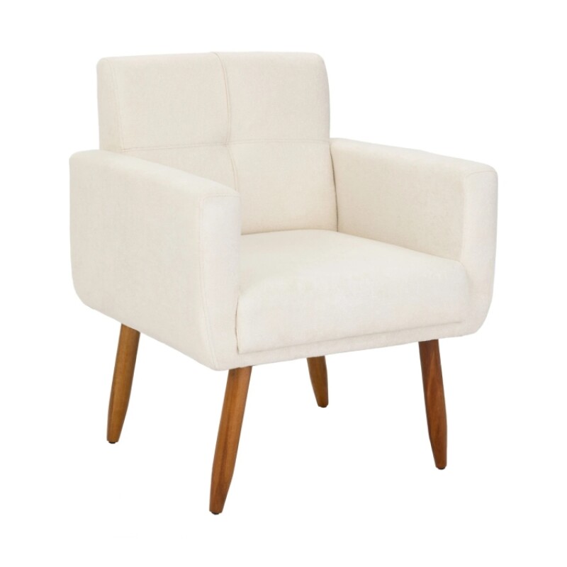 Conjunto Decorativo 492 Dallas 2 Poltronas + Puff Blanco Conjunto Decorativo 492 Dallas 2 Poltronas + Puff Blanco